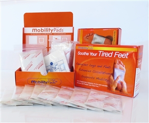 Mobility Circulation Foot Pads 3 boxes + 4th Free (40 pads)